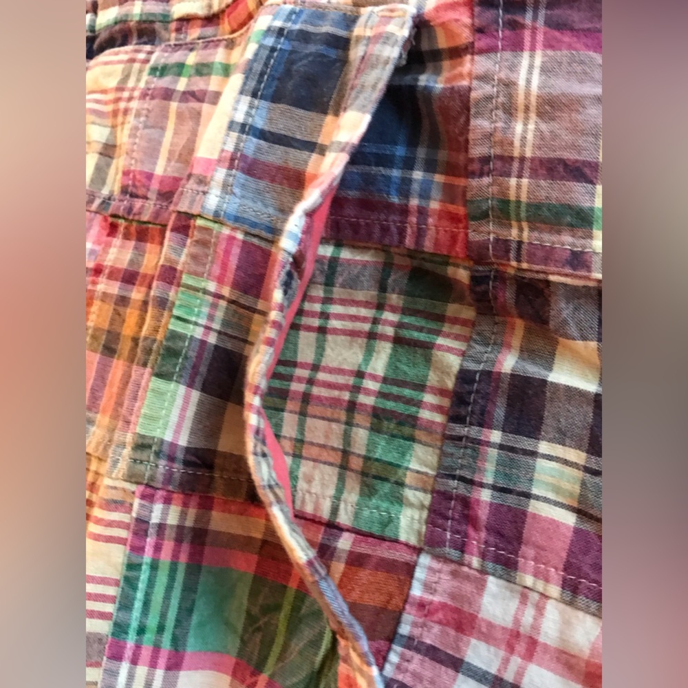 Brooks Brothers Nantucket (Authentic) India Madras Patchwork Plaid Hoodie Jacket - Picture 8 of 15